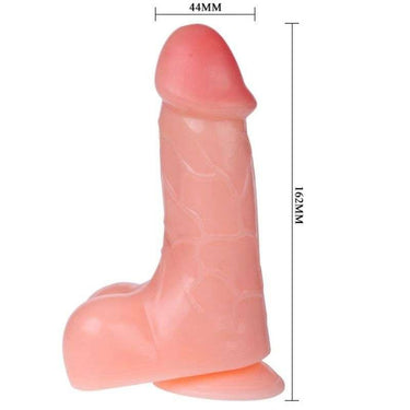 Dildo Vibrante Pleasure con Ventosa e Telecomando, Stimolazione Potente